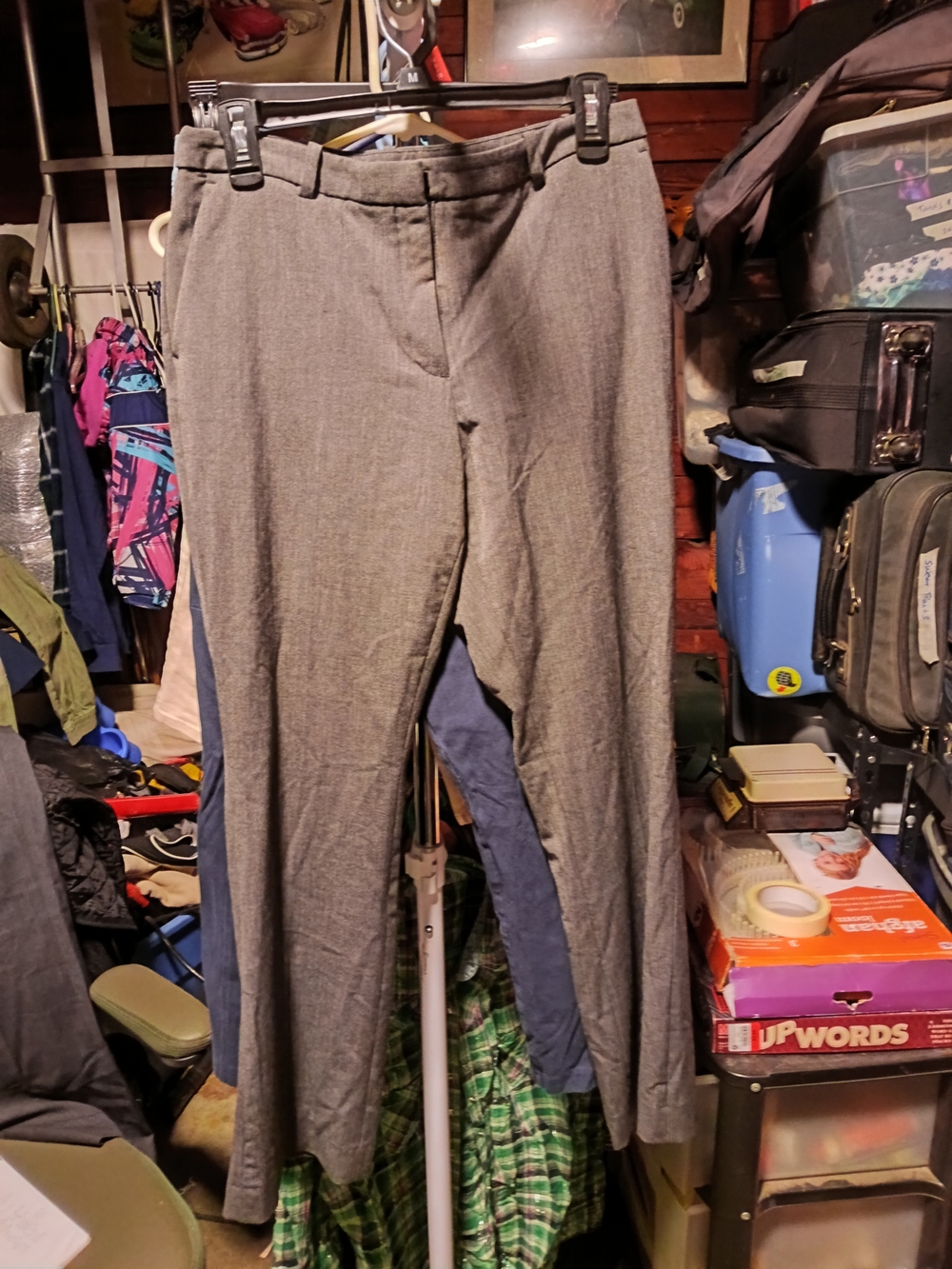 H&M Women's Grey Dress Pants - Straight Leg